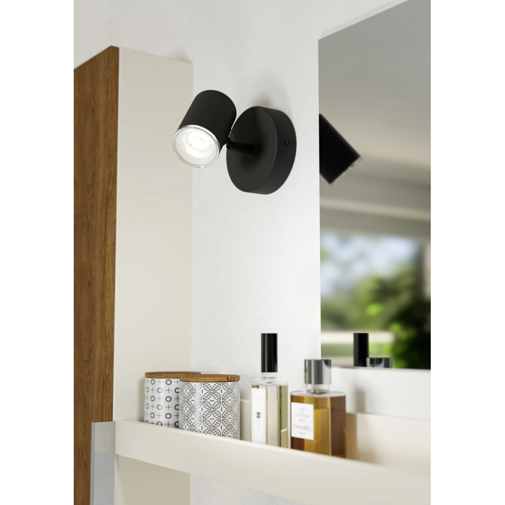 Aufputz-Spot Consuma 1 Single Schwarz Eglo 9008606355921