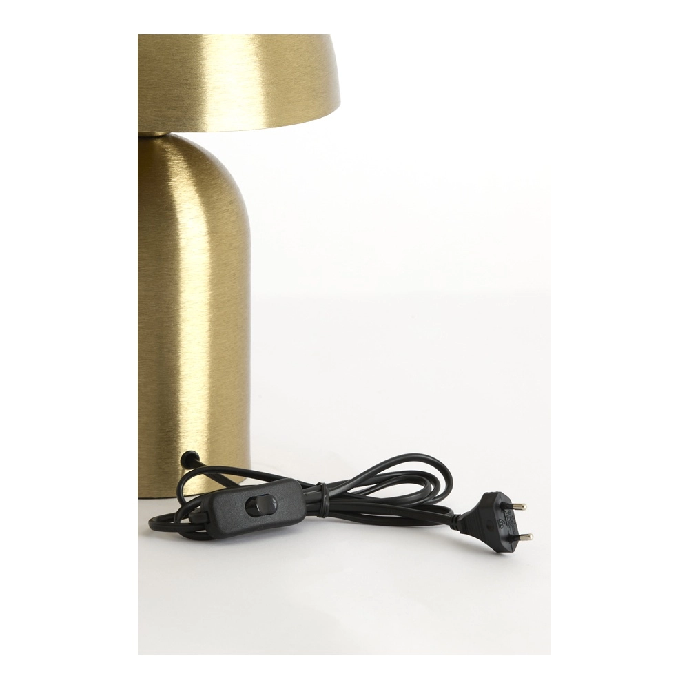 Design-Tischlampe Tolima Massives Gold Ø 23 cm Light & Living 8717807837853