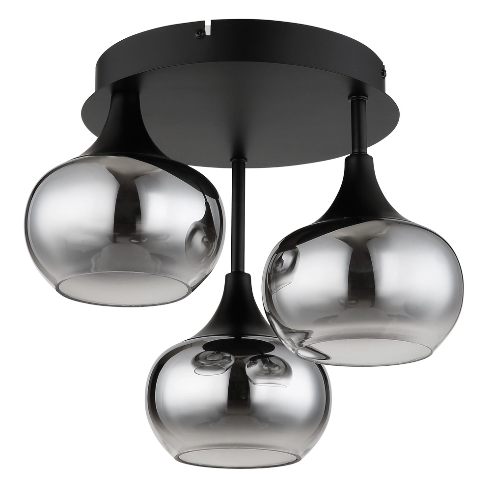 Schwarze Deckenlampe Lui Konstruktion Globo 9007371592609
