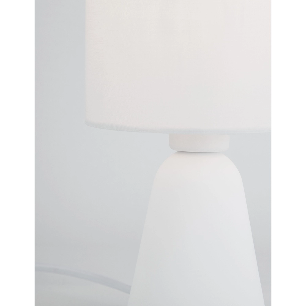 Tischlampe Zero Grau mit schwarzer Kapuze Lyora 5212017427823