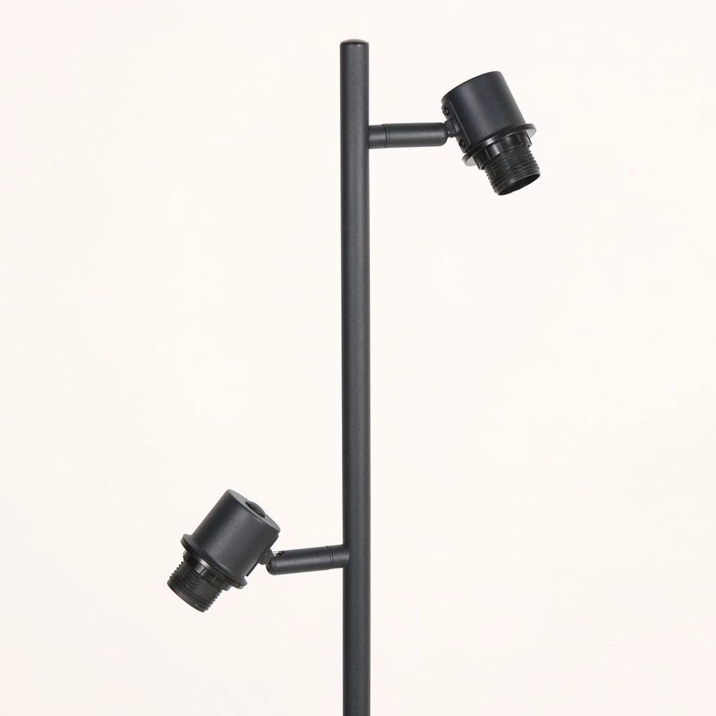 Stehlampe 2-Leuchten Sumba mit Bambusschirmen Ø12 cm Steinhauer 8712746182866