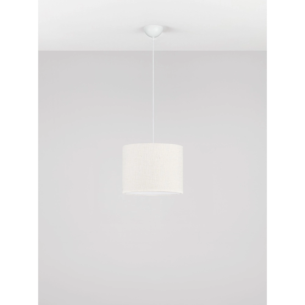 Leinen-Pendellampe Karen Ø 30cm Lyora 5212017493941