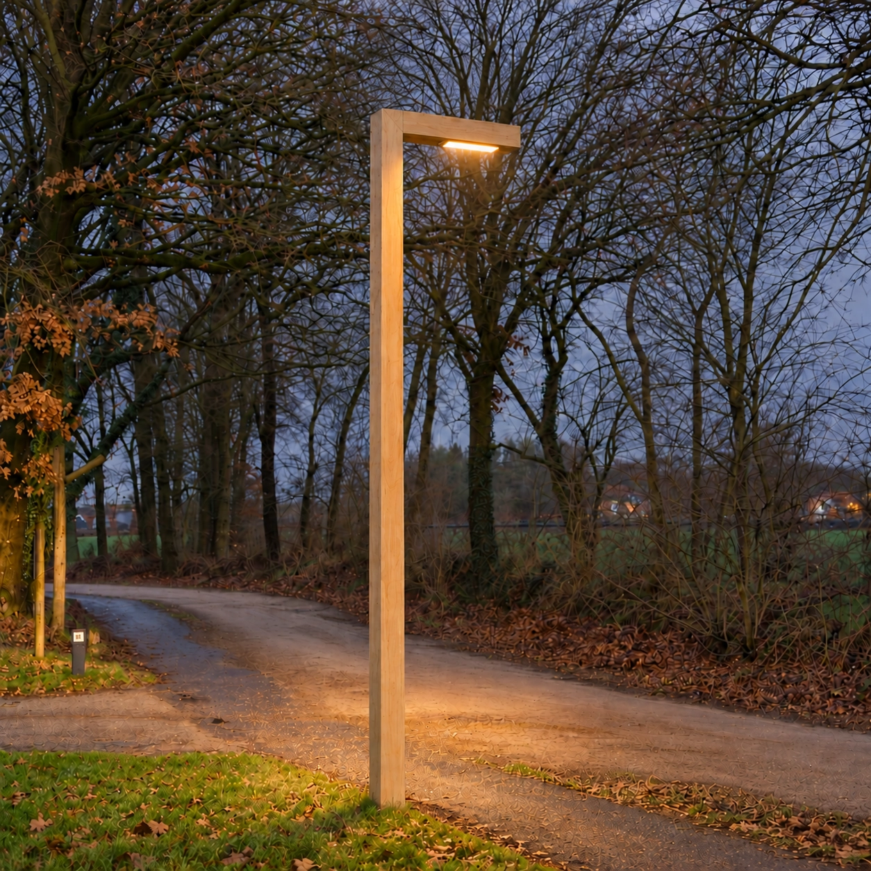 Holzlaterne Angelo Accoya - 3M - PH08 - 3000K
