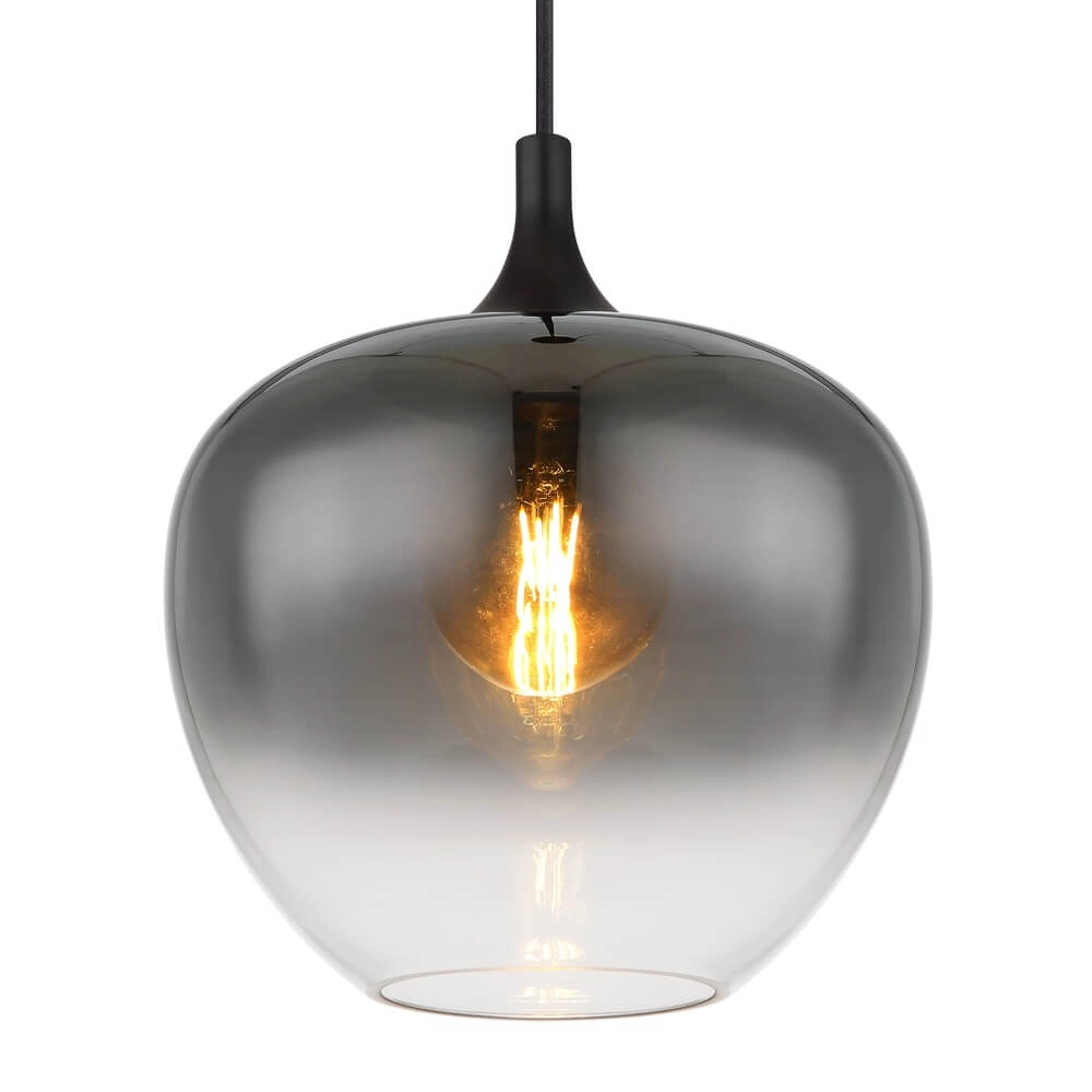 Runde Pendelleuchte Maxy Ø 29cm schwarz Globo 9007371441396