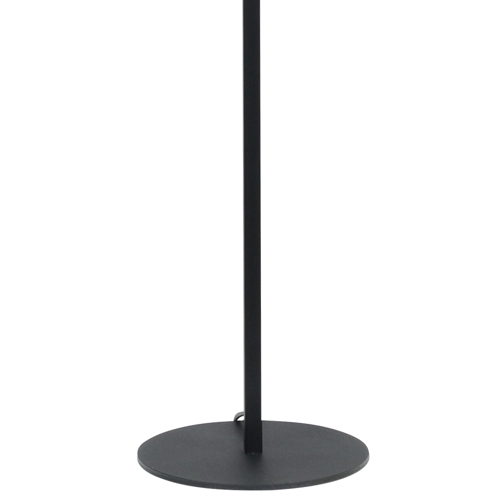 Schwarze Stehlampe Venus 150cm mit olivgrünem Lampenschirm Masterlight 8718121204222