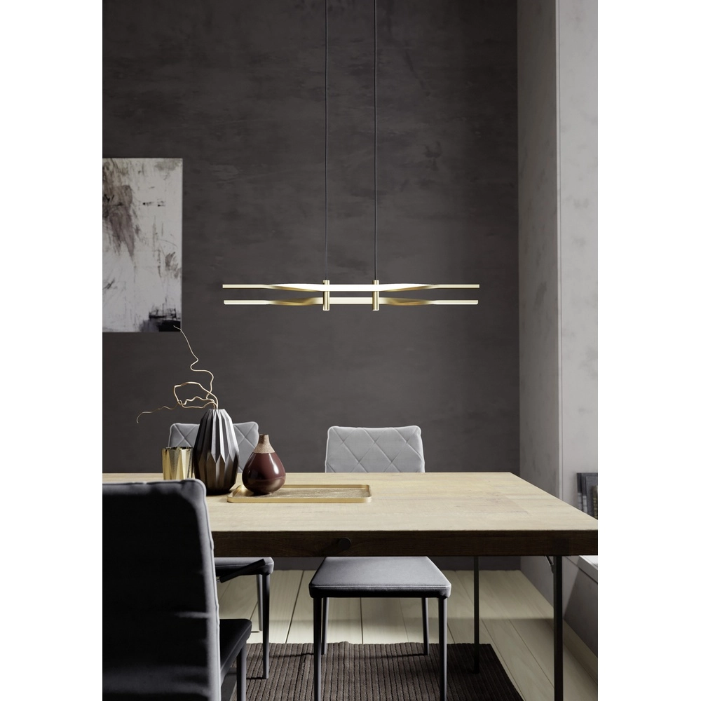 Elegante goldene LED-Pendellampe Colmeal Eglo 9008606313648