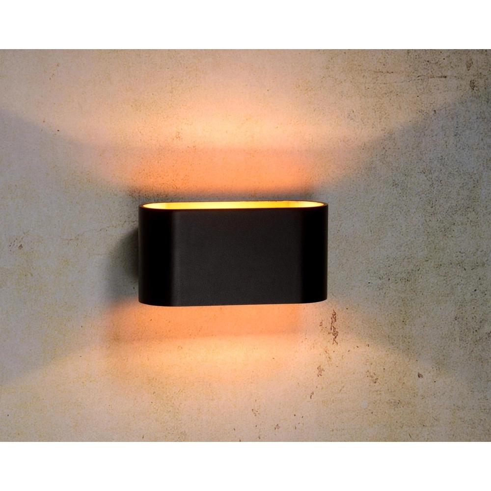 Wandlampe Xera 16 cm schwarz Lucide 5411212233684