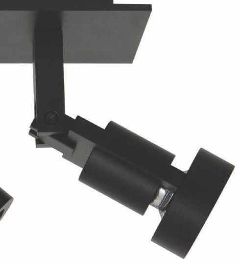 Schwarzer Scheinwerfer Tech 2-Licht Artdelight 8719831732050
