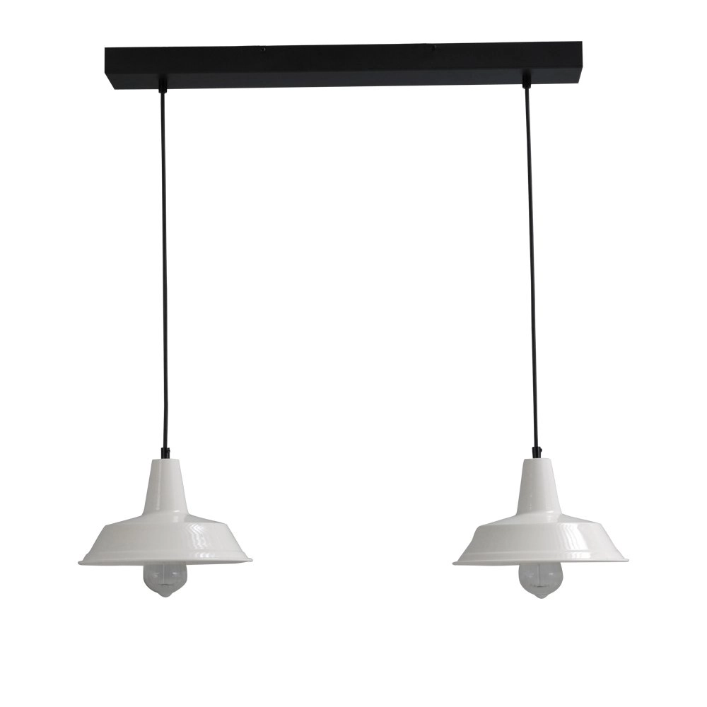 Esszimmerlampe Industria 2x25 2 Lichter mit schwarz