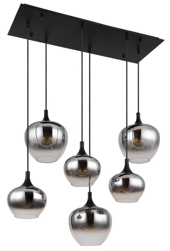 Gerade Hängelampe Maxy 6-Licht Globo 9007371435401