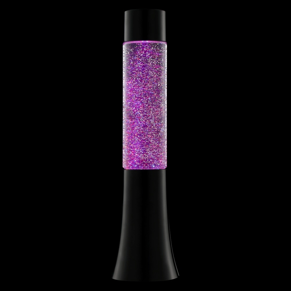 Lavalampe Glitter-Tower Schwarz Brilliant 4004353477454