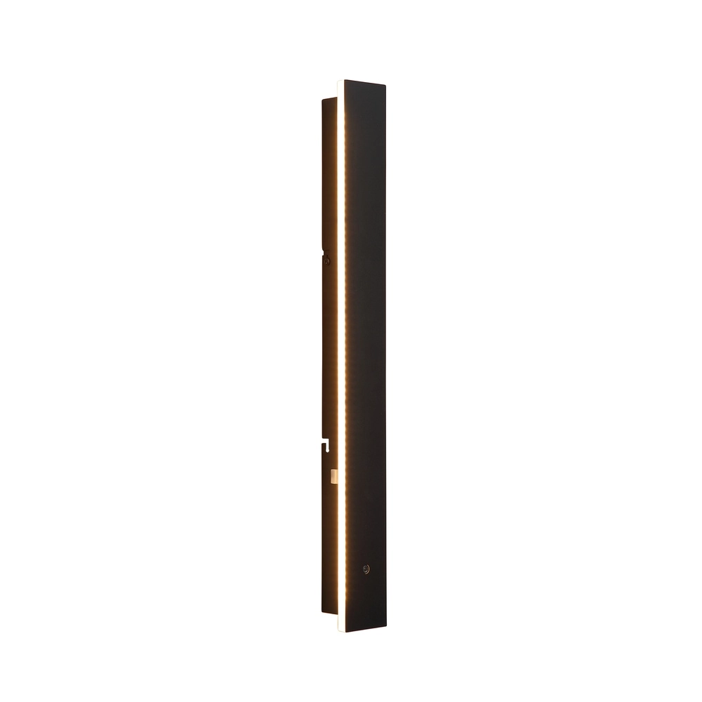 Design-Wandlampe Black Line Schwarz 60cm