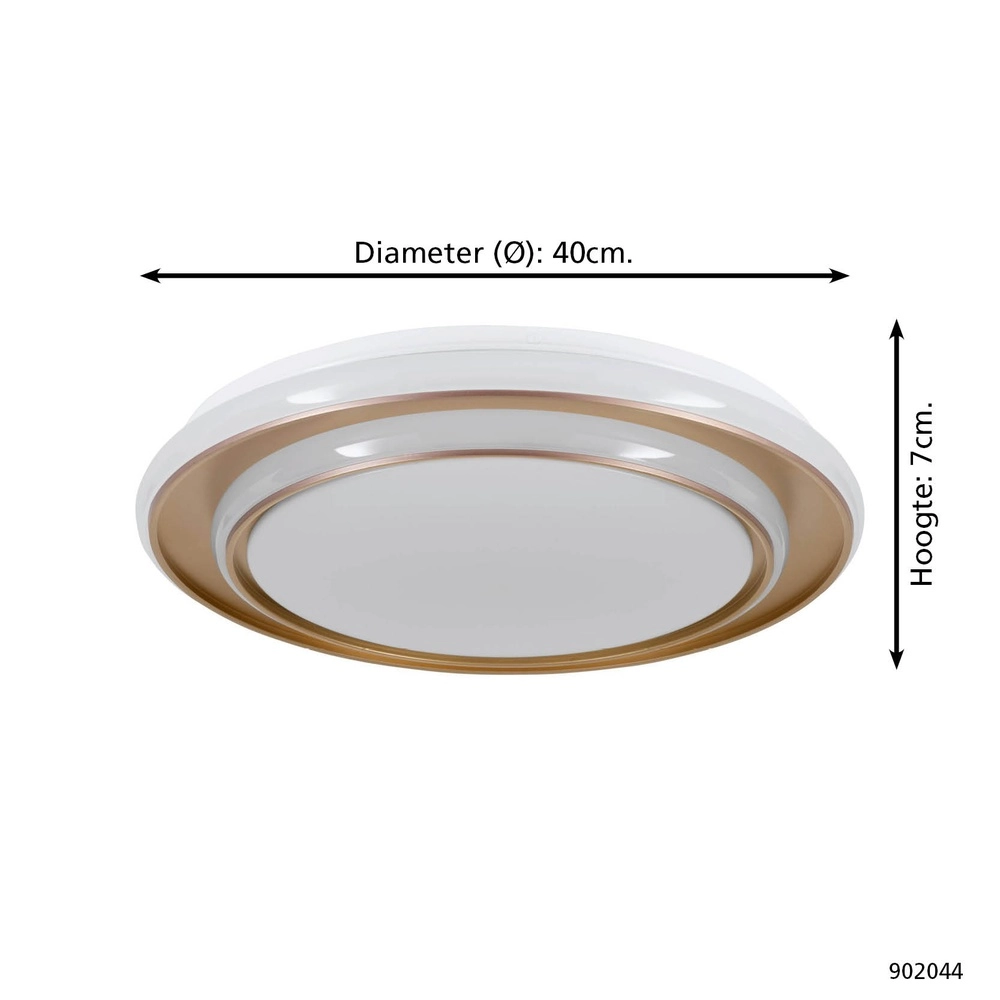 Deckenleuchte Moschetta gold Ø 40cm Eglo 9008606357390
