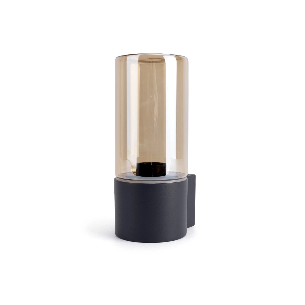 Zylinderwandlampe Winchester E27 – Bernsteinglas Lyora 5055788298786