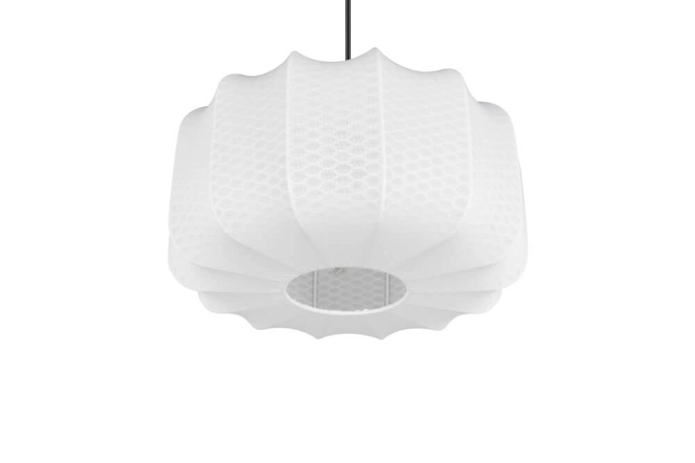 Weiße Design-Pendelleuchte Madleine Ø 40cm Trio 4017807638226