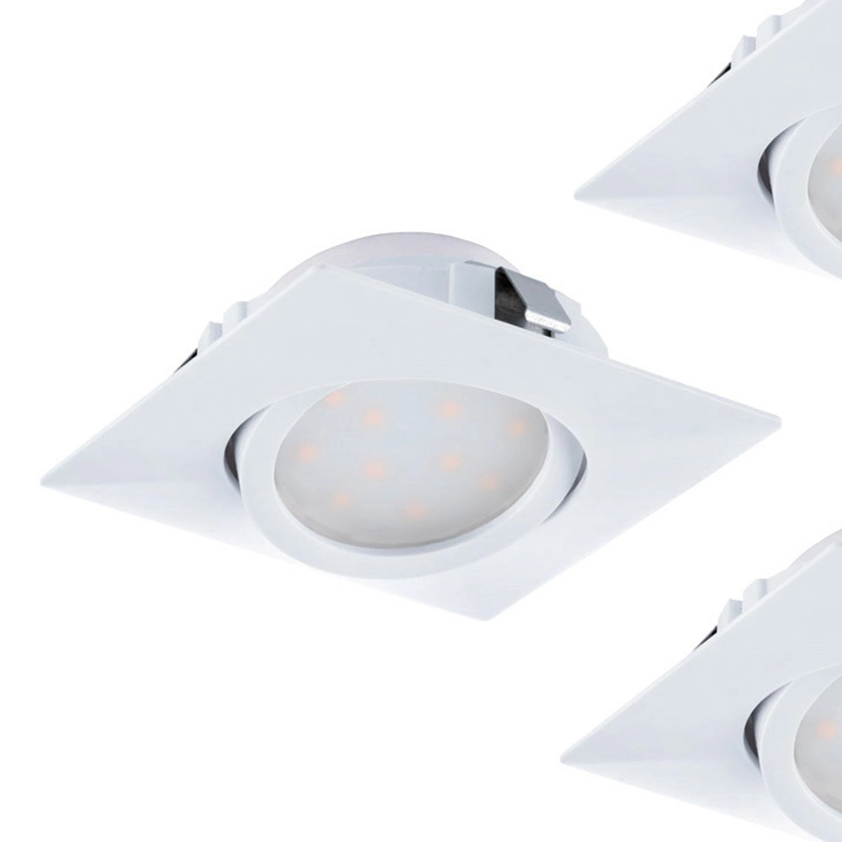 LED-Deckenspot Pineda Square (3x) 3x6W - 3000K - 8,4cm weiß Eglo 9002759958442