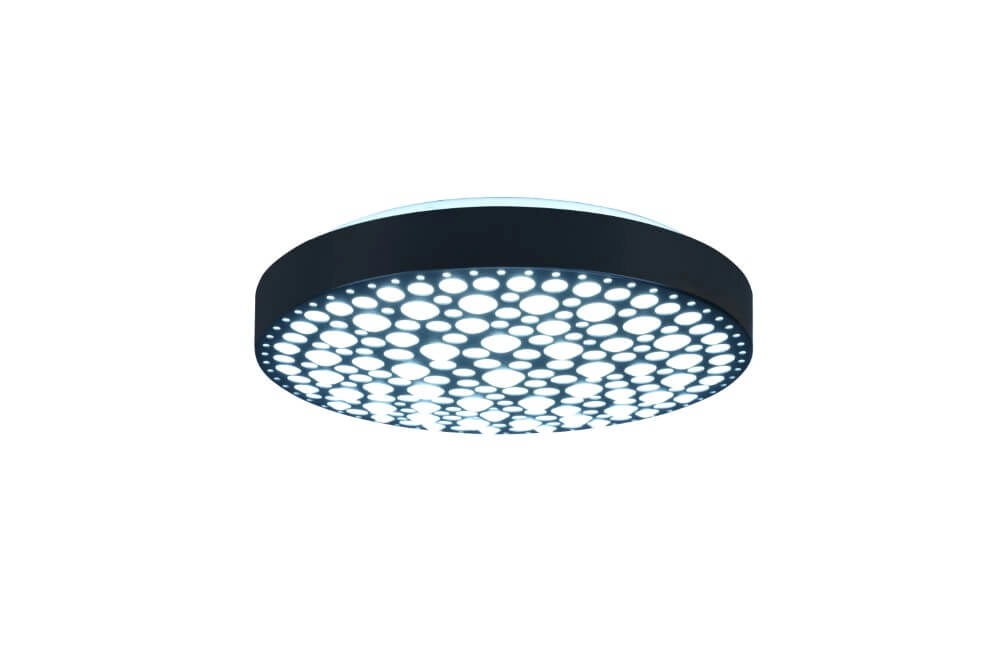 RGB-LED-Deckenleuchte Chizu Ø 40cm - schwarz Trio 4017807538328