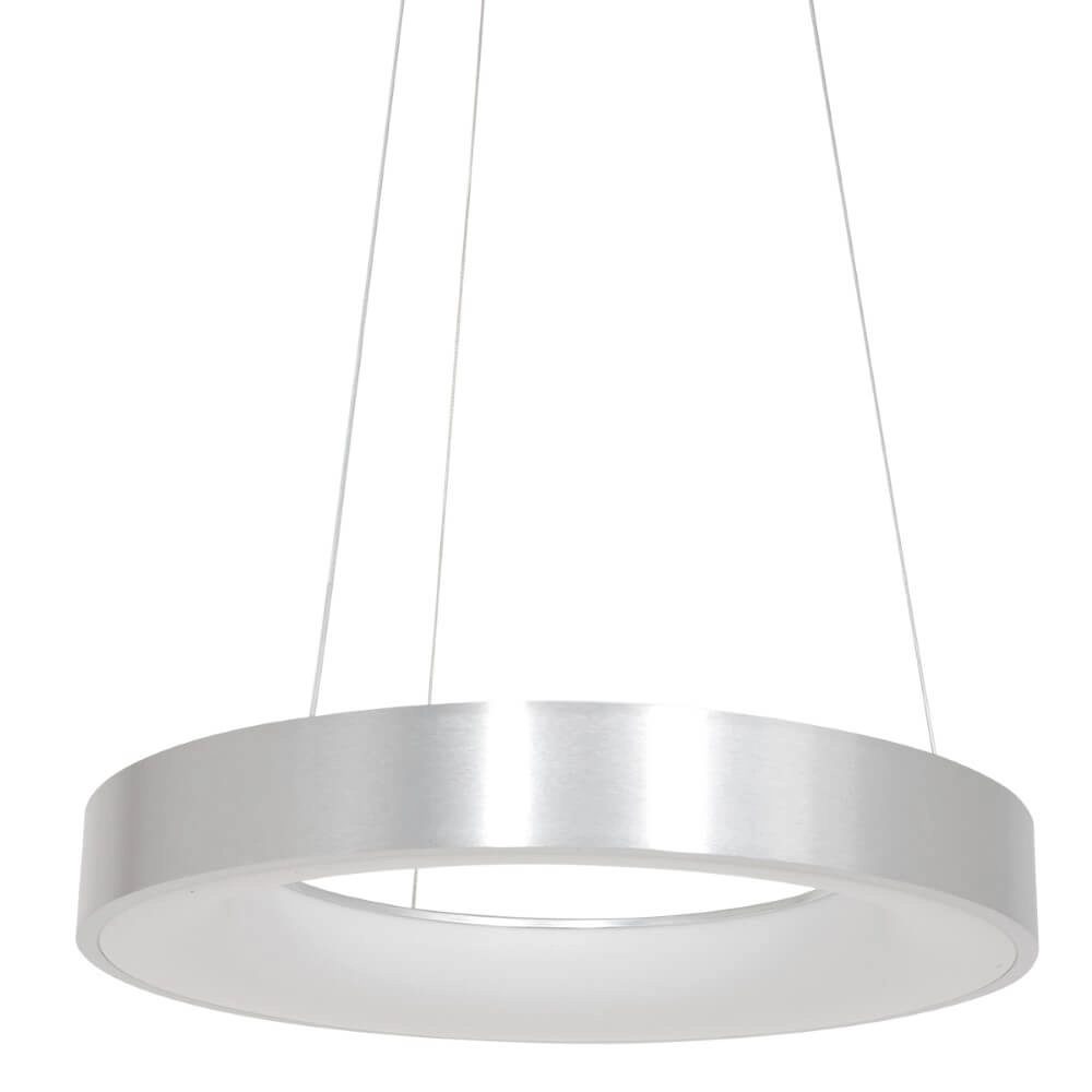 LED-Hängelampe Ringlede Ø 48cm Metallgrau Steinhauer 8712746135213