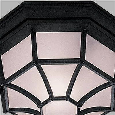 Klassische Deckenleuchte Outdoor Schwarz Searchlight 5013874294036