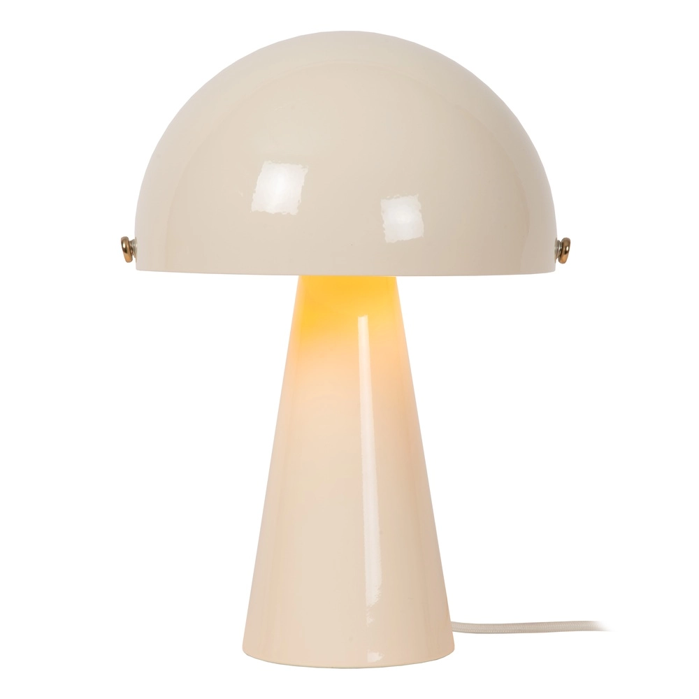 Tischlampe Barone cremefarben 23 cm Lucide Vibes 5411212650078