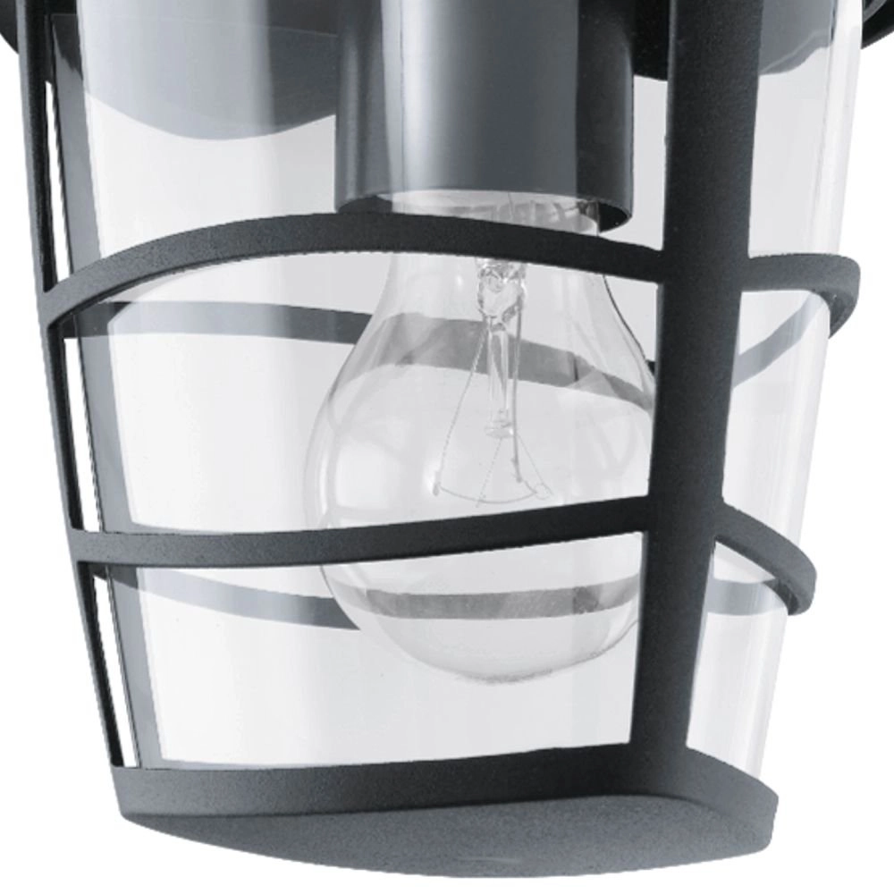 Außenlampe Aloria schwarz hängen Eglo 9002759930981