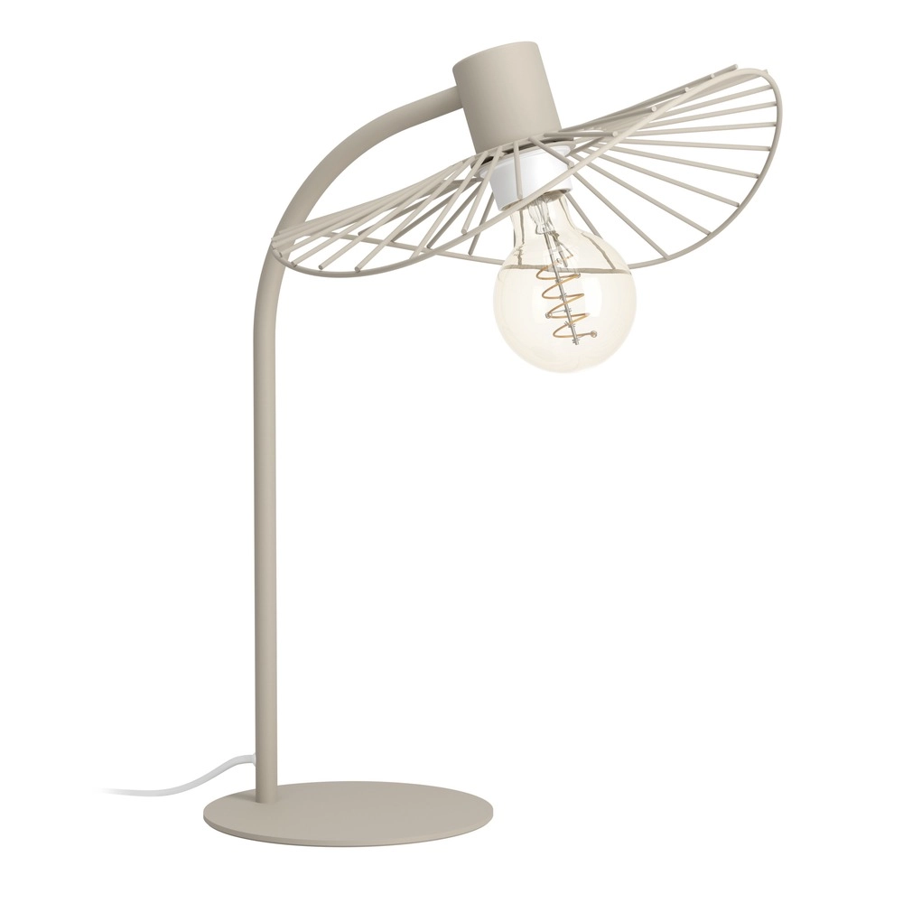 Design-Tischlampe Arroturas Sandbraun