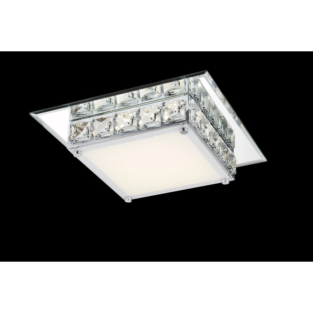 Quadratische Deckenlampe Margo Chrom Globo 9007371324705