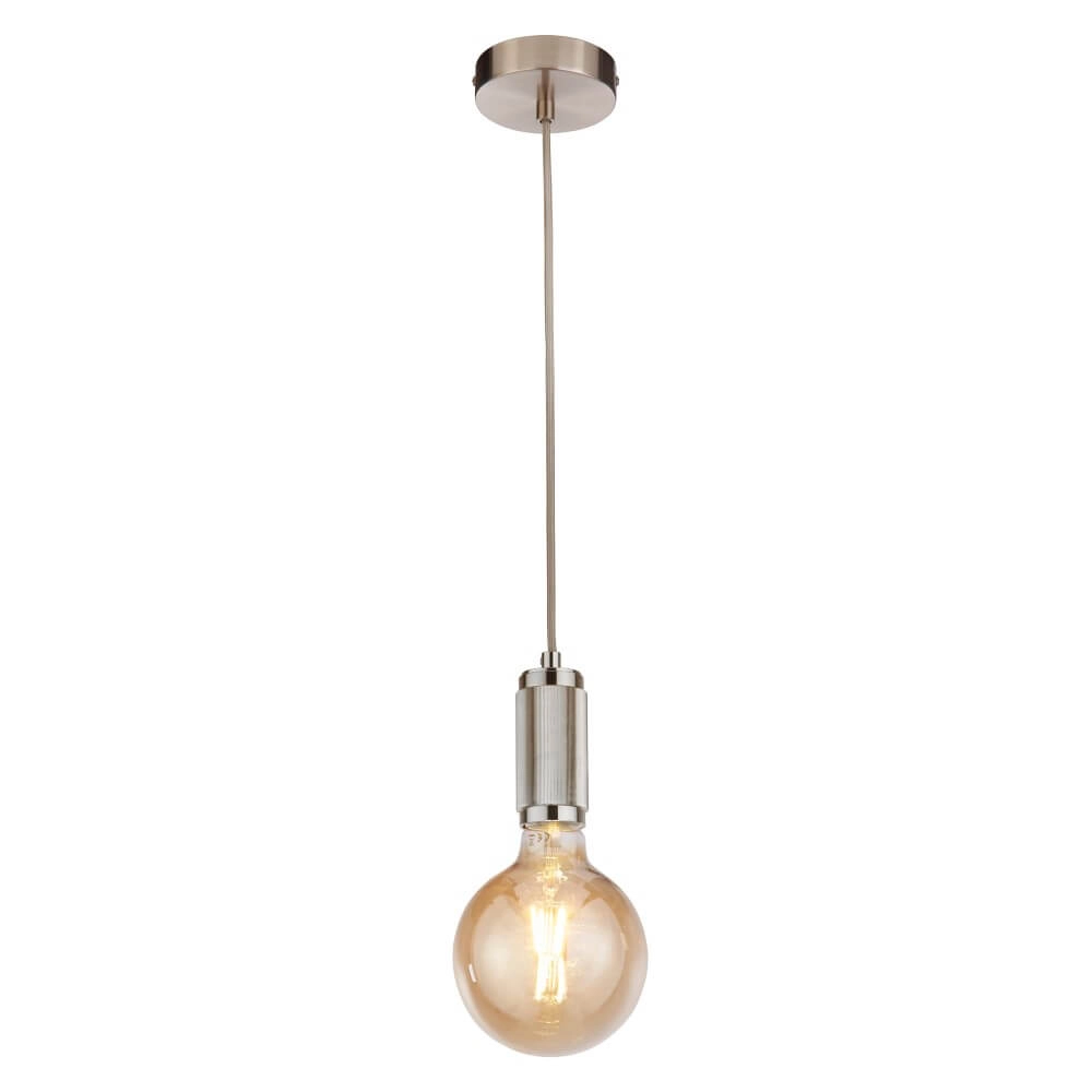 1-flammige Hängelampe Suspension Silber Searchlight 5053423243719