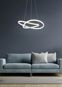 LED Hängelampe Course Ø 60cm Trio 4017807476989