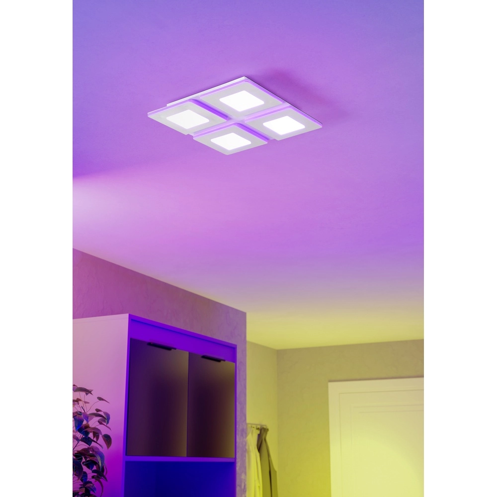 LED-Deckenlicht Padrogiano-Z Zigbee – 45x45 cm Eglo 9008606244164