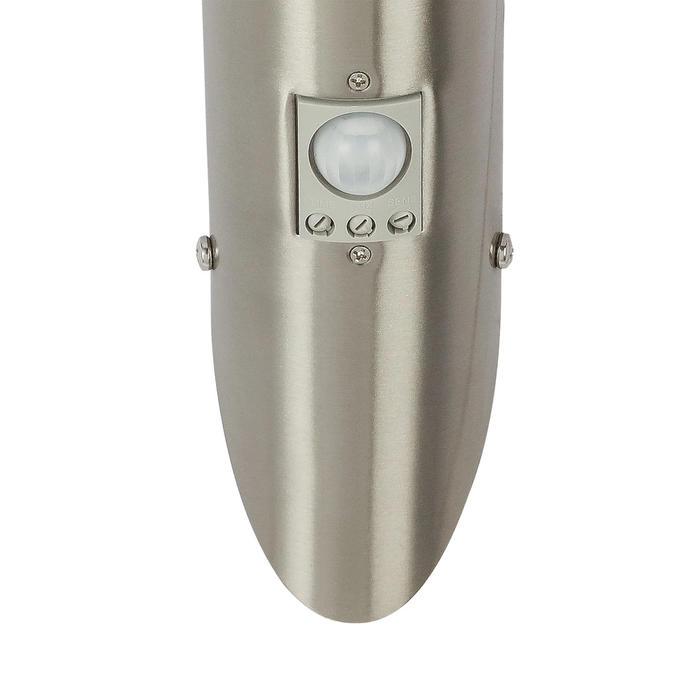 Außenlampe Boston Led Edelstahl mit Weiß und Sensor Globo 9007371282333