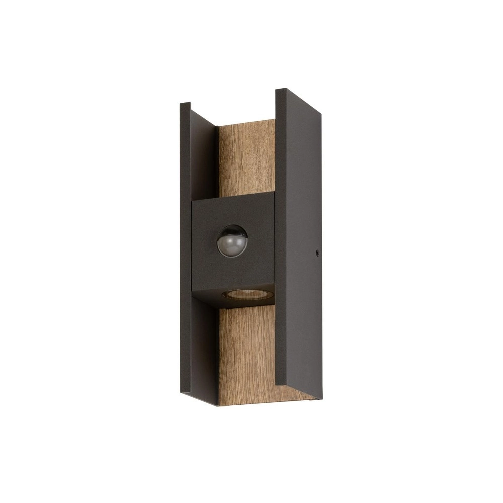 Wandstrahler Flatt anthrazit mit Sensor SLV 4024163306478