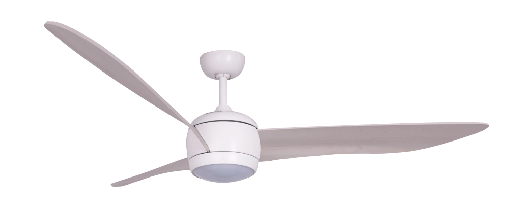 Leiser Deckenventilator Airfusion Nordic Ø 143cm weiß