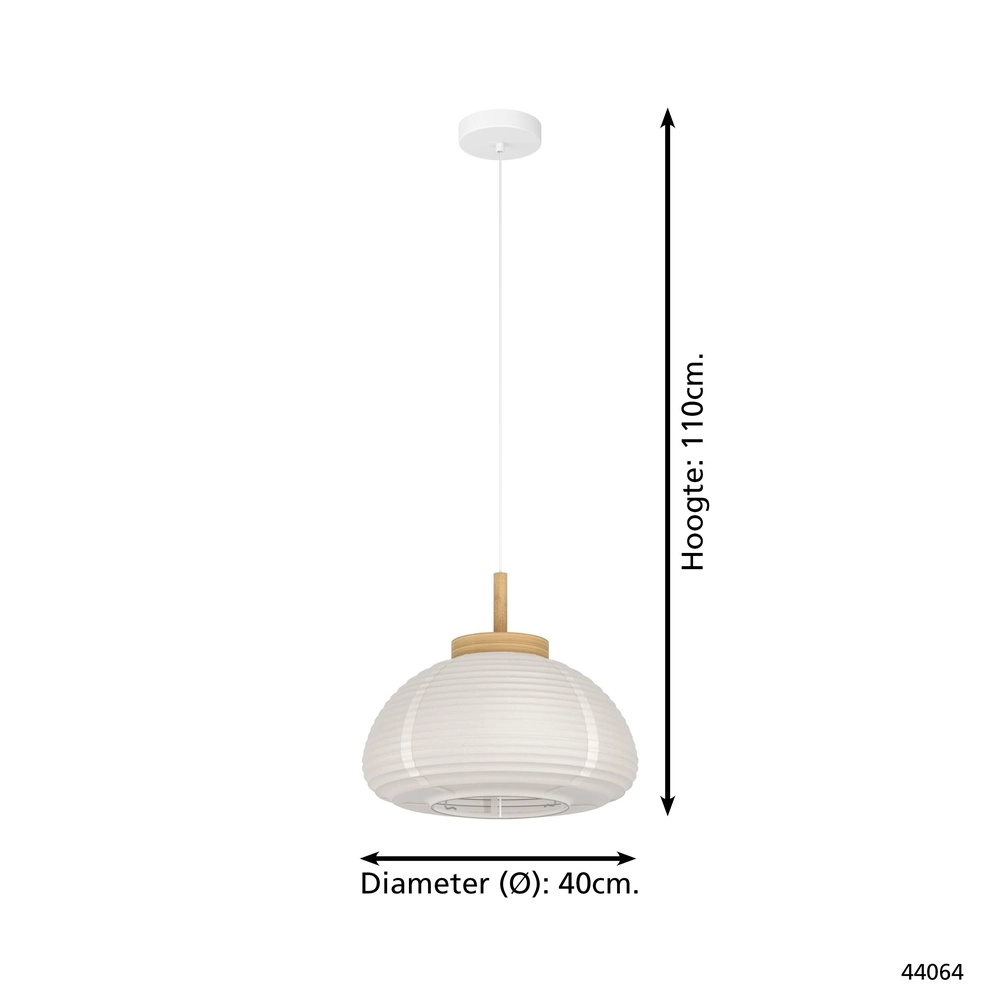 Pendellampe Summerhill Ø 40cm – Reisepapier Eglo 9002759440640