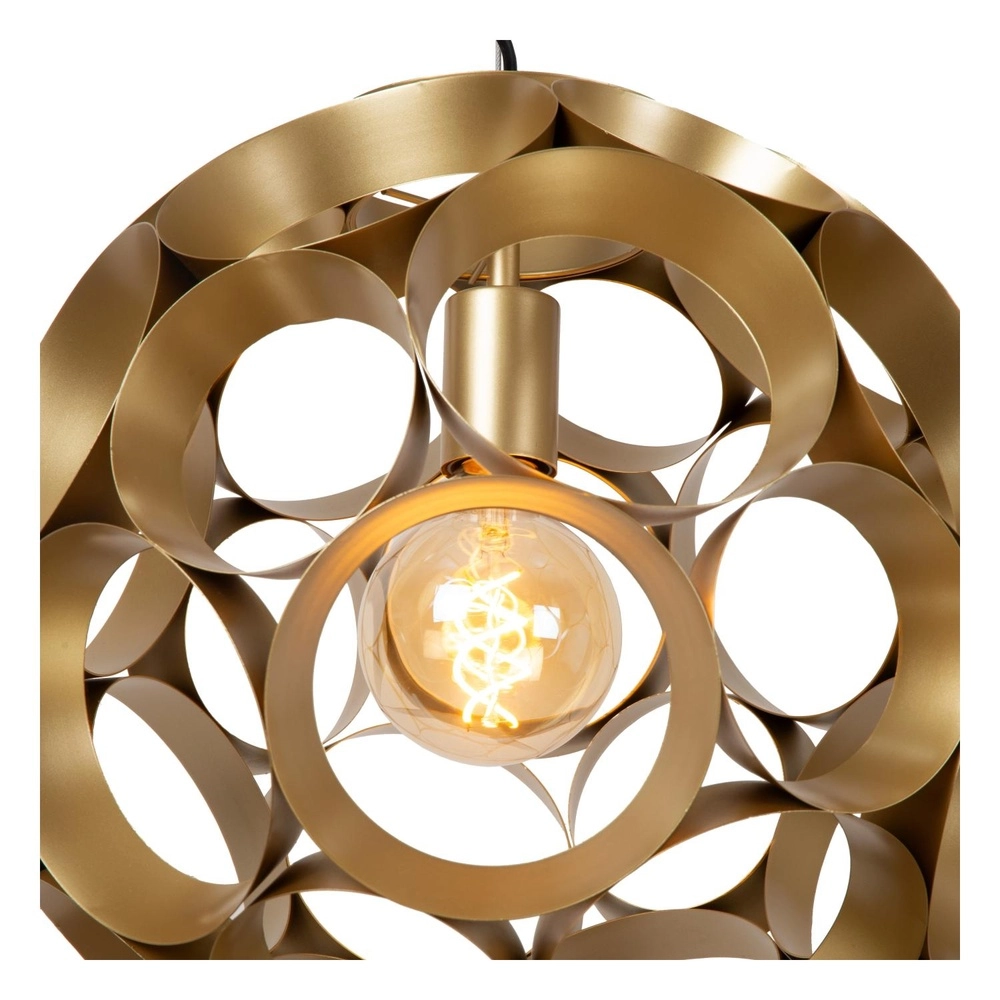 Einzigartige Pendellampe Hannelore Ø 40cm Gold Lucide 5411212106230