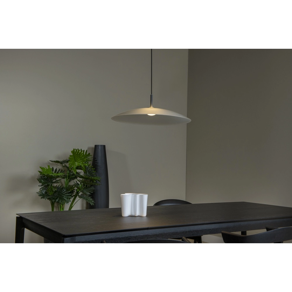 Elegante Pendellampe Menga Ø 60 cm weißes Glas Premium by Lucide 5411212251152