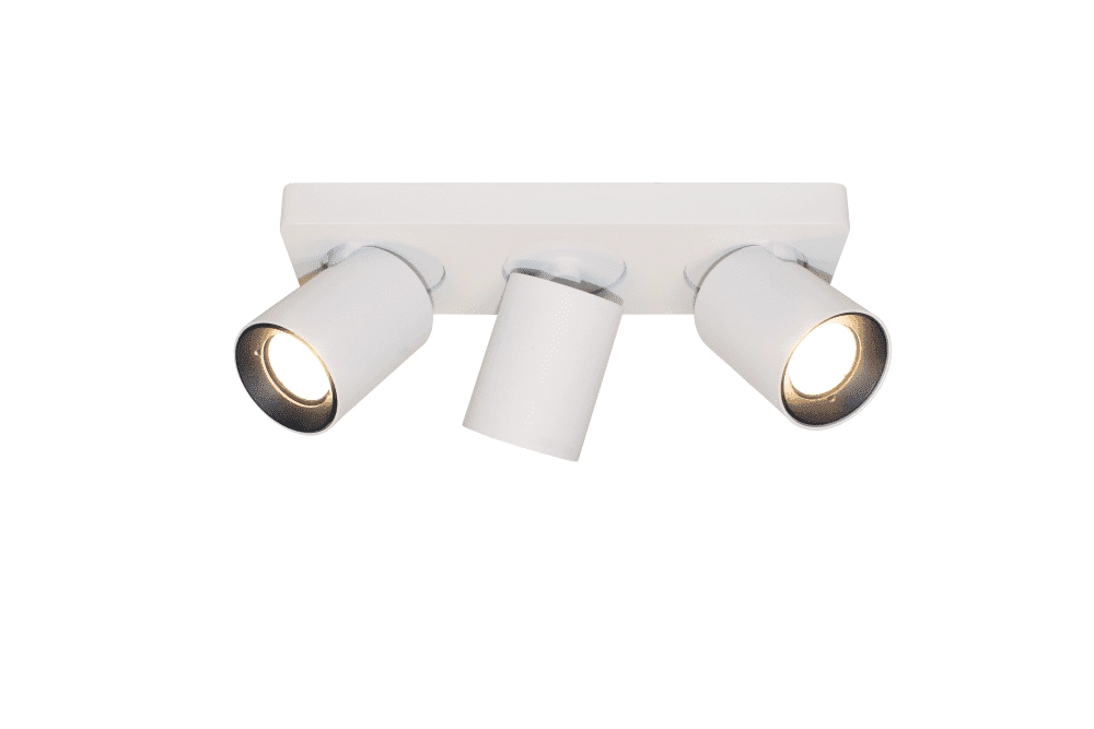 3-Licht-Spot Megano Weiß Artdelight 8719831735600