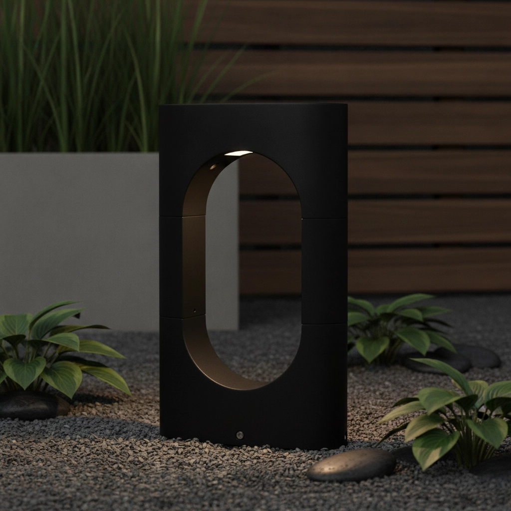 Design-Gartenleuchte Portal anthrazit 30cm