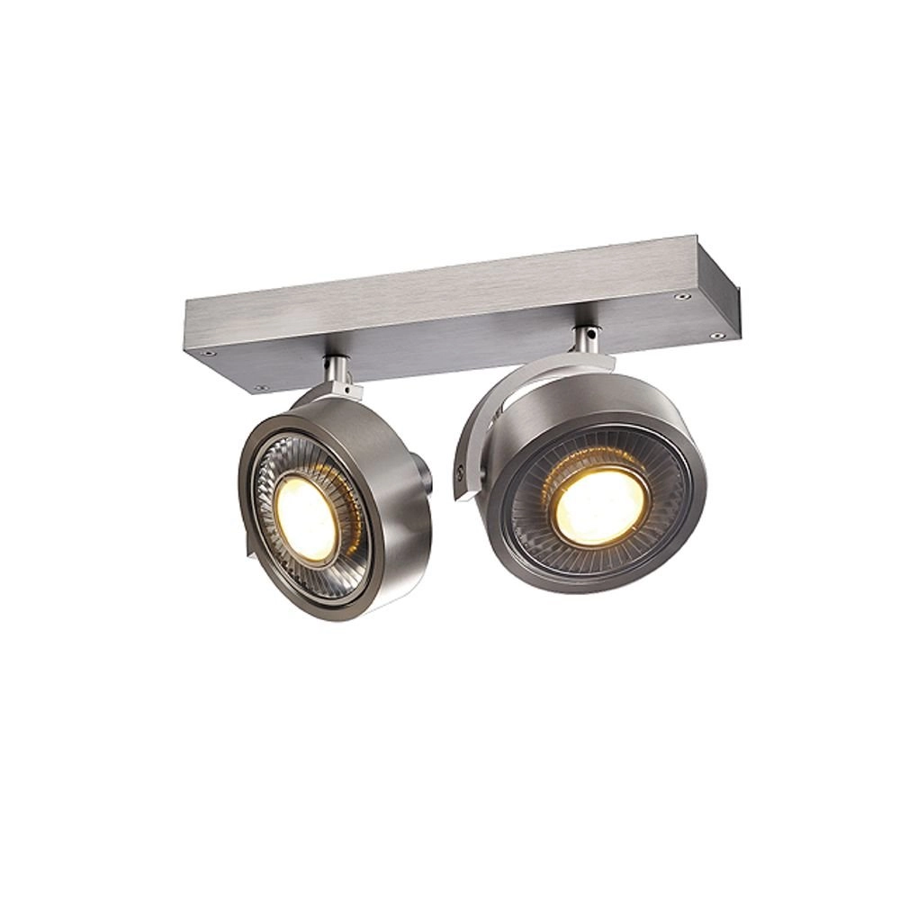 Strahler Kalu 2 QPAR111 2-leichter Metallgrau SLV 4024163142434