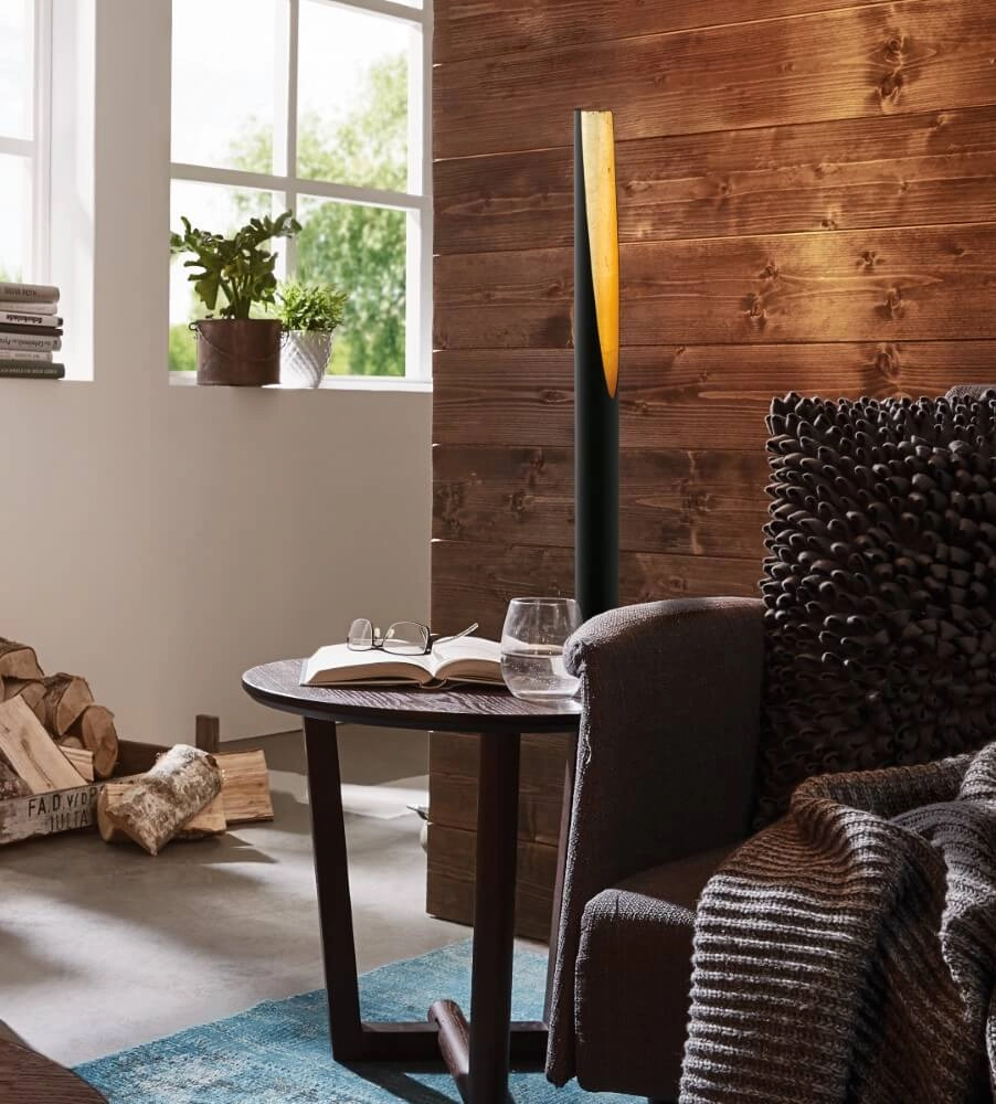 Schwarz mit goldener Stehlampe Prebone 180cm Stars of Light 9002759397593