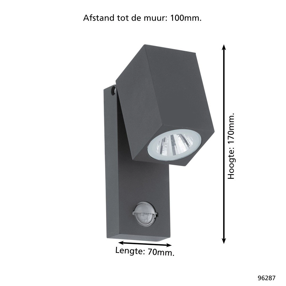 LED-Spot Sakeda mit Bewegungssensor Eglo 9002759962876