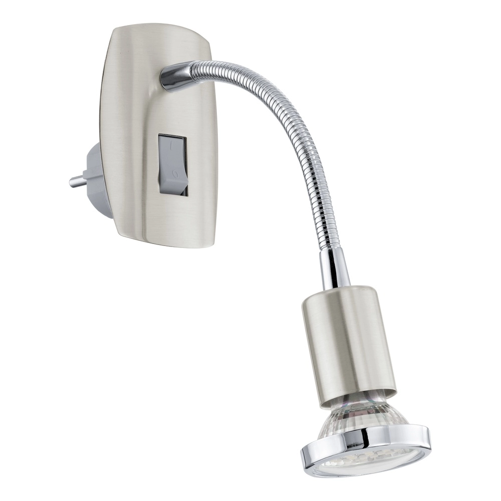 Edelstahl-Steckpunkt Mini 4 Mit Schalter – flexibel Eglo 9008606369454