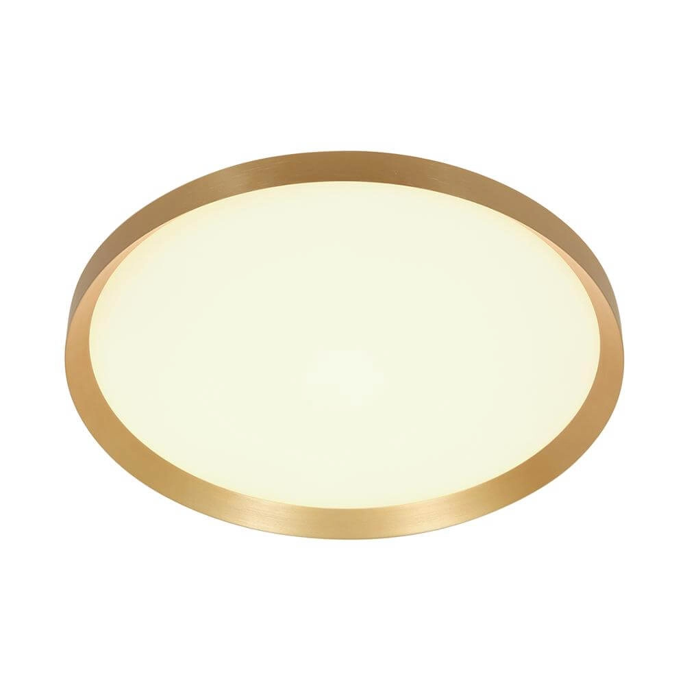 Schlanke Deckenleuchte Flady gold Ø 40cm Steinhauer 8712746171839