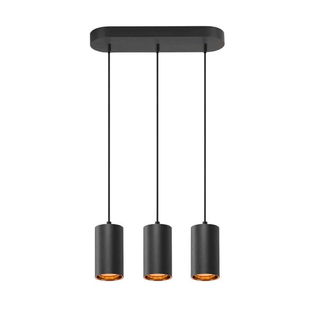 Pendelleuchte Asto Tube schwarz 3x GU10 SLV 4024163266055