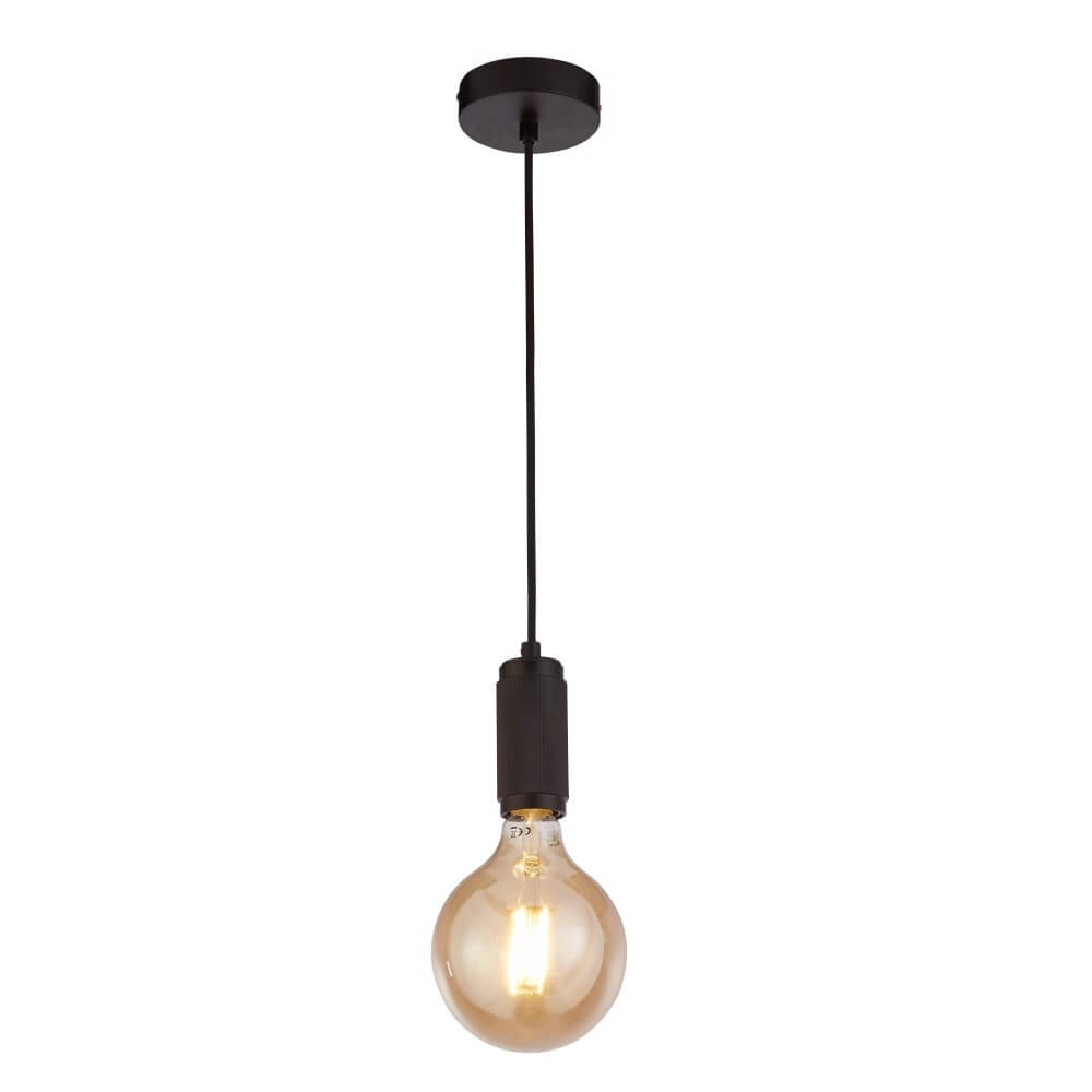 1-flammige Hängelampe Suspension Schwarz Searchlight 5053423243658