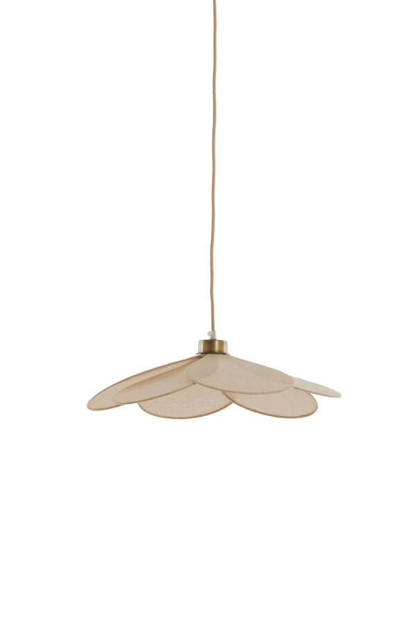Pendelleuchte Fyano Blume creme Ø 46cm Light & Living 8717807706685