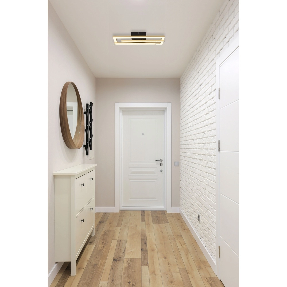 Deckenlampe Highway Schwarz mit Gold Globo 9007371453795