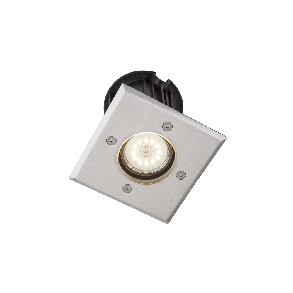 Platzplatz auf dem Gelände Style II Quadratischer Edelstahl Globo 9007371327546