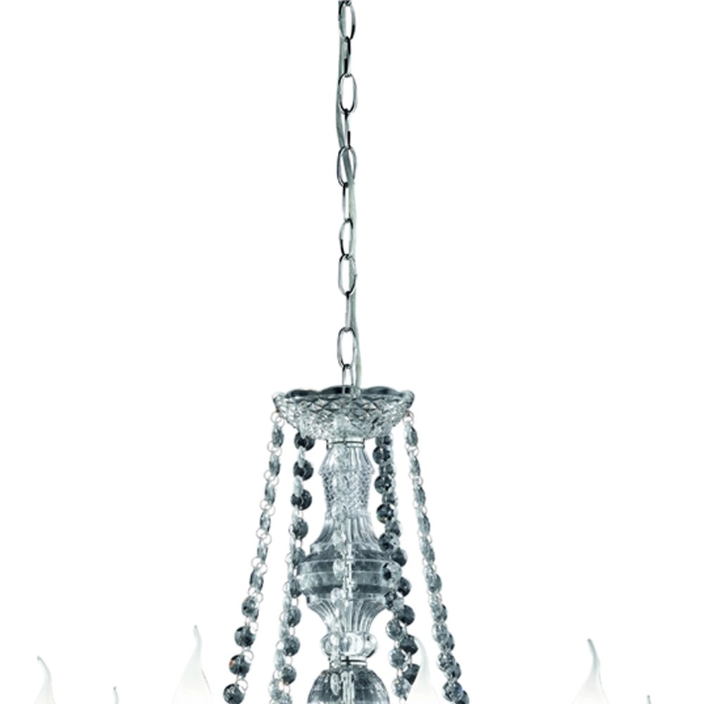 Kronleuchter Luster Crystal 77 cm 10 Lichter mit Kristall Trio 4017807138825