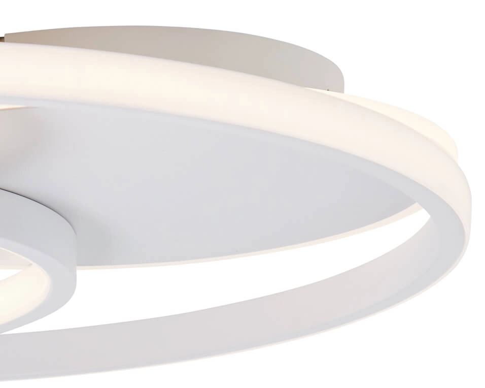 Deckenleuchte Runda 50cm 3-Ring weiß Brilliant 4004353390470